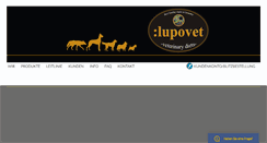 Desktop Screenshot of lupovet.de