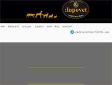 Tablet Screenshot of lupovet.de